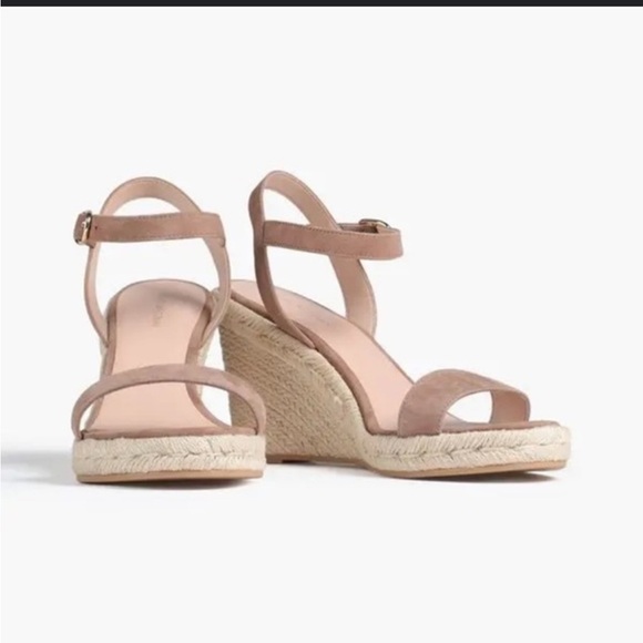 Stuart Weitzman Teddi Espadrille Wedge Sandals – Size 8.5 – EUC - Picture 3 of 13